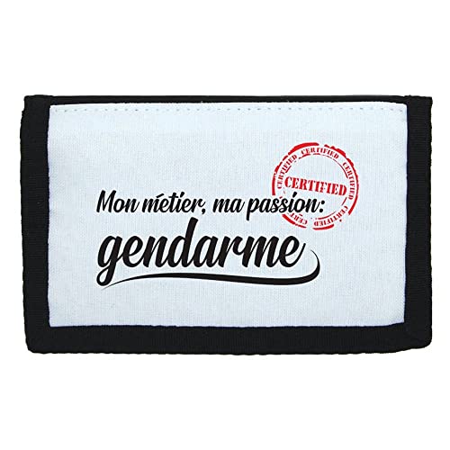 Geldbörse mit Klettverschluss, Geldbörse, Business, Passion Gendarme, weiß, one size von Mygoodprice