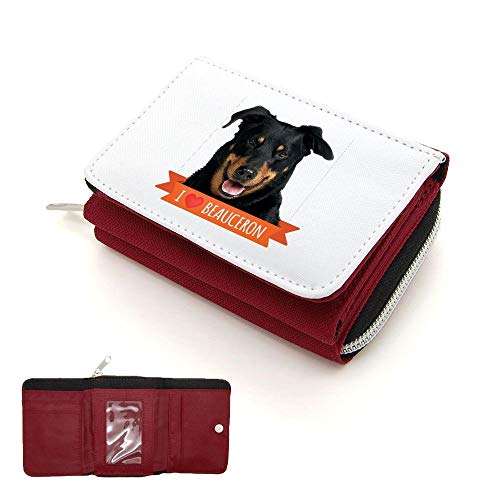 Mygoodprice Beauceron Geldbörse mit Klappdeckel, rot, one size, Klassisch von Mygoodprice