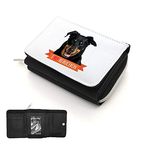 Mygoodprice Beauceron Geldbörse mit Klappe, Schwarz , one size, Klassisch von Mygoodprice