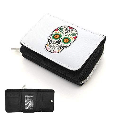 Mygoodprice Calavera 5 Geldbörse mit Klappe, Schwarz , one size von Mygoodprice