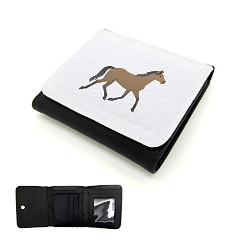 Mygoodprice Geldbörse für Herren, PU-Leder, Pferd, Schwarz , one size von Mygoodprice