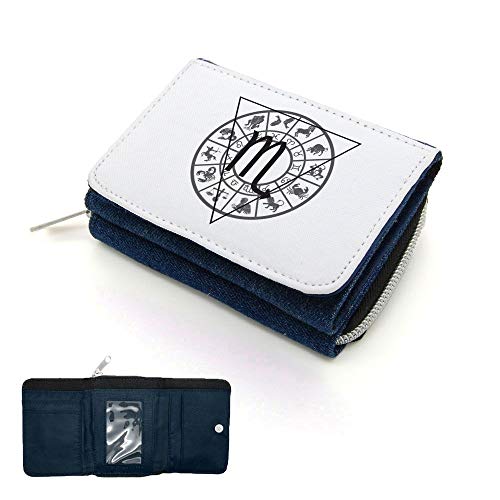 Mygoodprice Geldbörse mit Klappdeckel, Sternzeichen, Skorpionkreis, Sternzeichen, Jean, one size, Klassisch Mygoodprice Geldbörse mit Klappdeckel, Sternzeichen, Skorpionkreis, Sternzeichen, Jean, one size, Klassisch von Mygoodprice