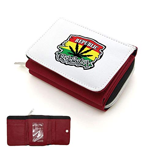 Mygoodprice Geldbörse mit Klappdeckel Republic Rasta, rot, one size von Mygoodprice