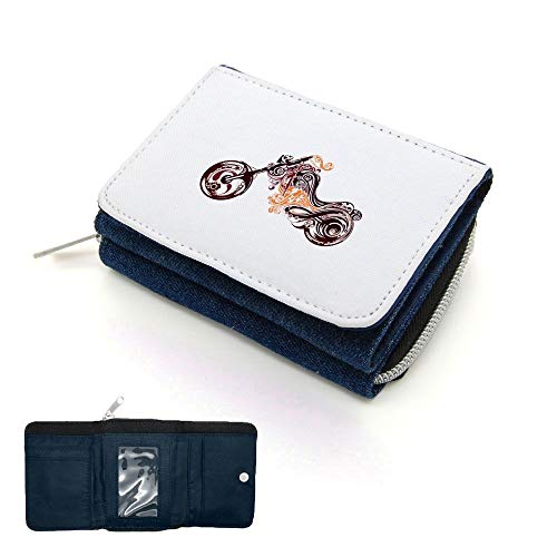 Mygoodprice Geldbörse mit Klappdeckel für Motorrad, Arabesque, Jean, one size Mygoodprice Geldbörse mit Klappdeckel für Motorrad, Arabesque, Jean, one size von Mygoodprice