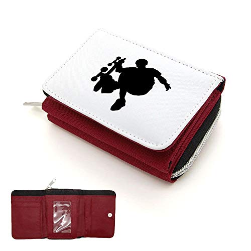 Mygoodprice Geldbörse mit Klappdeckel für Skater, rot, one size von Mygoodprice
