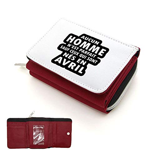 Mygoodprice Geldbörse mit Klappe, Herren, perfekt April, Rot, rot von Mygoodprice