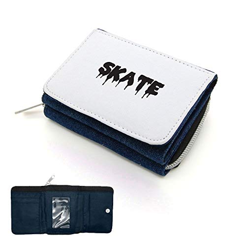 Mygoodprice Geldbörse mit Klappe für Skate 2, Jean, one size, 2-lagig Mygoodprice Geldbörse mit Klappe für Skate 2, Jean, one size, 2-lagig von Mygoodprice