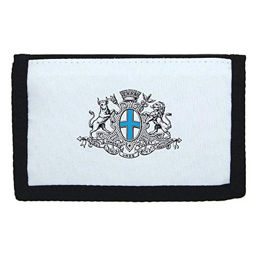 Mygoodprice Geldbörse mit Klettverschluss, Wappen Marseille, weiß, one size, Klassisch von Mygoodprice