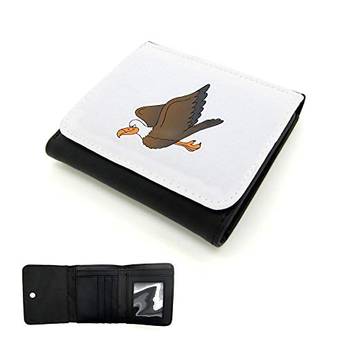 Mygoodprice Herren-Geldbörse aus PU-Leder, Adler, Schwarz , one size von Mygoodprice
