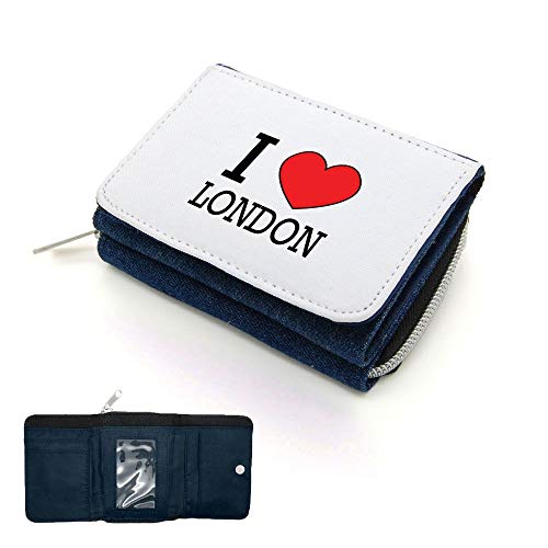 Mygoodprice I Love London Geldbörse mit Klappdeckel, Jean, one size Mygoodprice I Love London Geldbörse mit Klappdeckel, Jean, one size von Mygoodprice