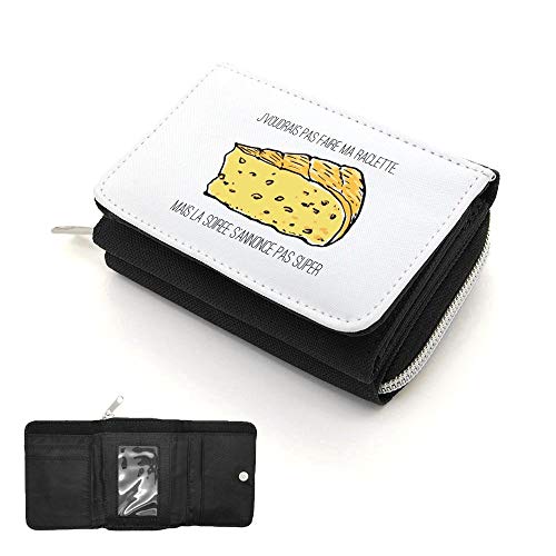 Mygoodprice Kaamelott Perceval La Raclette 2 Portemonnaie mit Klappe, Schwarz , one size, Klassisch von Mygoodprice