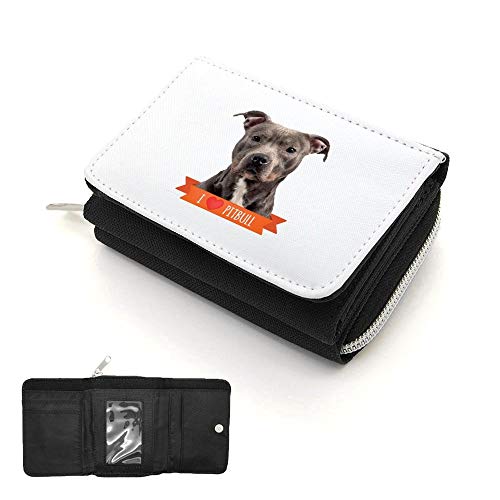 Mygoodprice Pitbull Geldbörse mit Klappe, Schwarz , one size von Mygoodprice