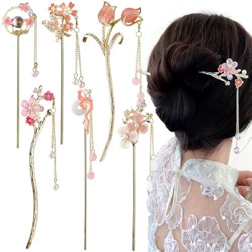 Tassel Flower Haarnadel Rosa Blume Haarstab Vintage Blumen Haarstäbchen Floarl Chinese Hair Pin Hair Sticks Quaste Perlen Hairpin Qipao Hanfu Hair Stick Chinesische Haarnadel Hair Accessories Women Tassel Flower Haarnadel Rosa Blume Haarstab Vintage Blumen Haarstäbchen Floarl Chinese Hair Pin Hair Sticks Quaste Perlen Hairpin Qipao Hanfu Hair Stick Chinesische Haarnadel Hair Accessories Women von Myhiju