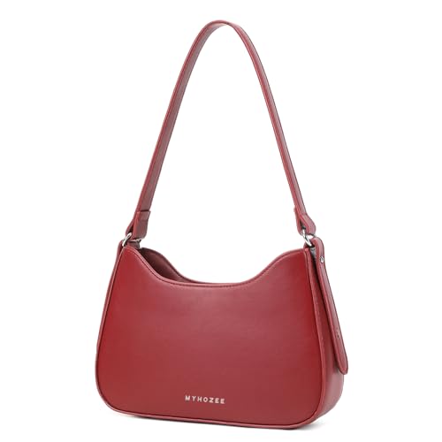 Myhozee Damen Handtasche Klein Schultertasche Umhängetasche PU Leder Tasche Damen y2k Bag Shoulder Bag Handbag Clutch Geldbörse Crossbody Bag für Frauen Dating Reisen Party Einkaufe von Myhozee