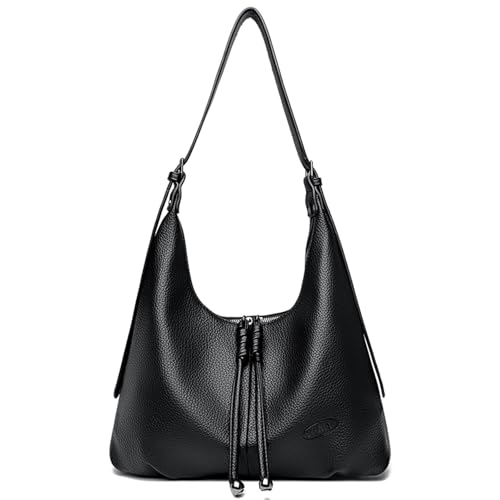 Myhozee Damen-Umhängetasche aus PU-Leder Elegante Handtasche Geräumige Tragetasche Herbst-/Wintertrend Leichtes Luxusmodell Multifunktional Geeignet für den Weg zur Arbeit, Reisen und Verabredungen von Myhozee