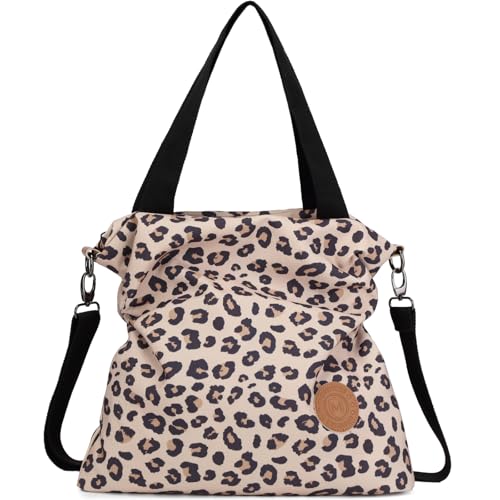 Myhozee Handtasche Damen Canvas Umhängetasche,Taschen Damen Strandtasche Schultertasche Crossover Bag für Mädchen Frauen von Myhozee