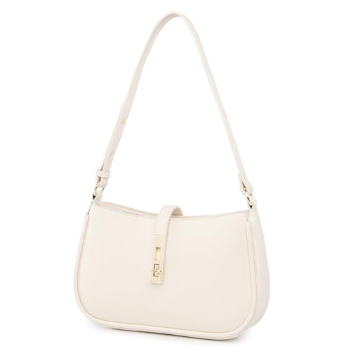 Myhozee Kleine Handtaschen Achsel Tasche Damen Elegant Schultertasche PU Leder Schultertasche mit Reißverschluss Hobo Bag Shoulder Bag für Women von Myhozee