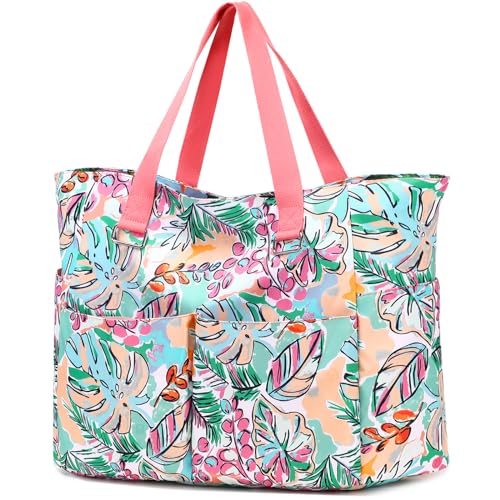 Myhozee Strandtasche XXL Familie groß Badetasche Damen Strandtaschen Wasserdicht Sanddicht Beach Bag Sommertasche Schwimmtasche Shopper Saunatasche Tote Bag für Strand Schwimmbäder Reise von Myhozee