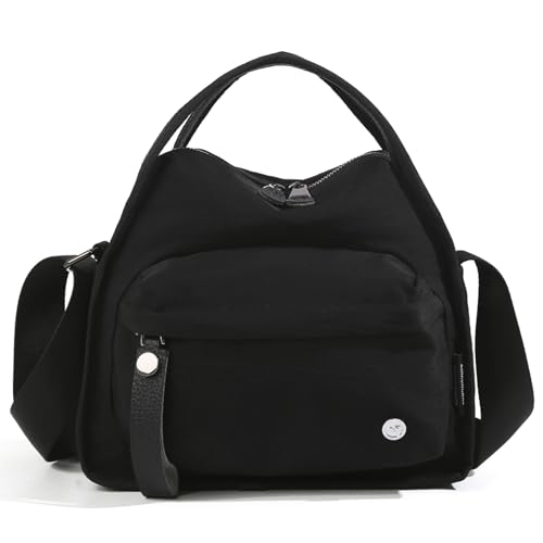 Myhozee Wasserdichte multifunktionale Umhängetasche Damen Crossbody-Taschen Großvolumige leichte Handtasche Polyester/PU-Material Geeignet für Pendler, Reisen, Schule, Sport, Einkaufen von Myhozee