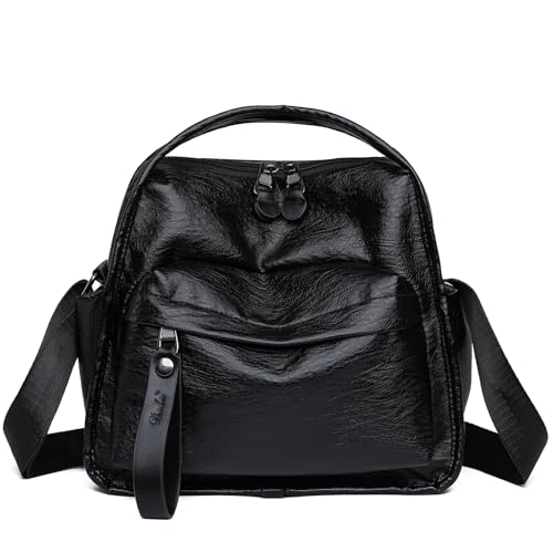 Myhozee Wasserdichte multifunktionale Umhängetasche Damen Crossbody-Taschen Großvolumige leichte Handtasche Polyester/PU-Material Geeignet für Pendler, Reisen, Schule, Sport, Einkaufen von Myhozee