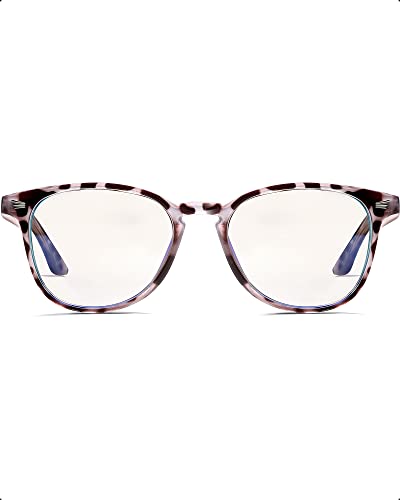 Myiaur Blaulichtbrille für Damen Männer Retro Runde Fake Brillen für Computerspiele, UV400 Schutz Clear Lens von Myiaur