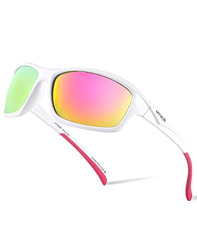 Myiaur Sonnenbrille Fahrradbrille für Herren Damen UV 400 Schutz Schutzbrille MTB Sportbrille für Outdoorsport Radfahren Fahren Laufen Golf Baseball von Myiaur