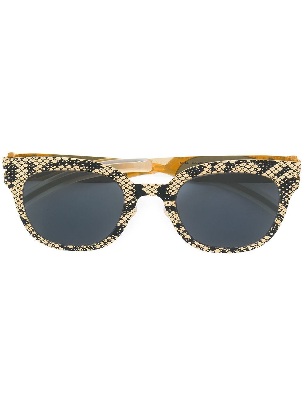 Mykita Eckige Sonnenbrille - Metallic von Mykita