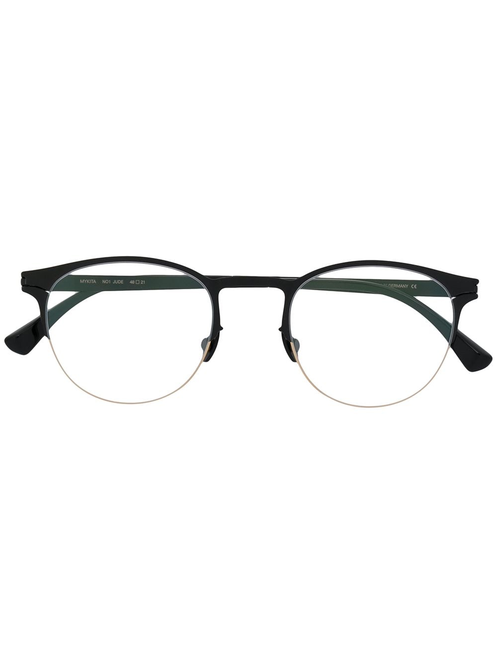 Mykita Runde 'Jude' Brille - Schwarz von Mykita