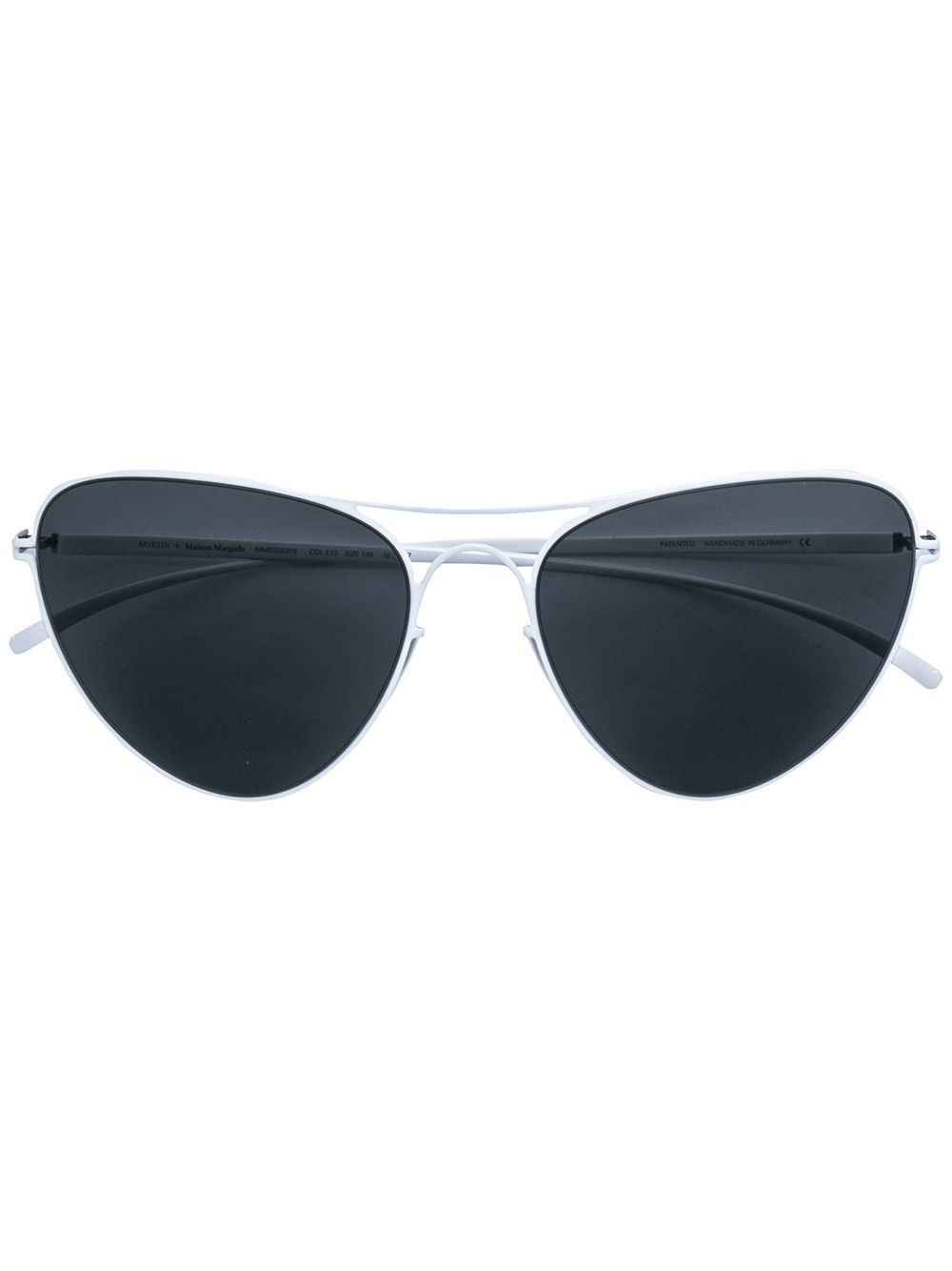 Mykita Pilotenbrille im Cat-Eye-Look - Weiß von Mykita