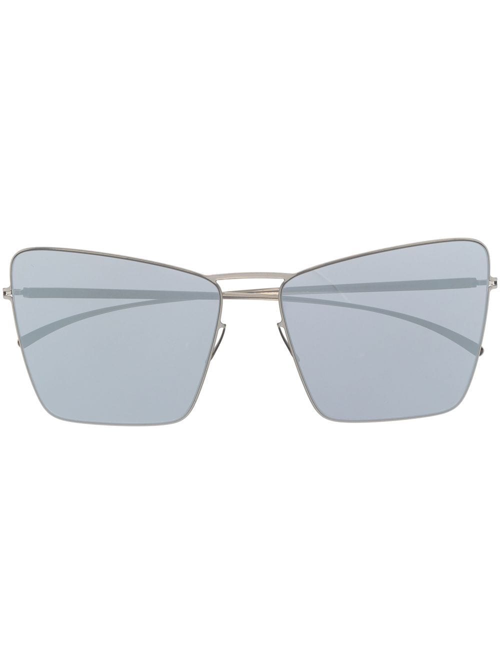 Mykita Geometrische Cat-Eye-Sonnenbrille - Silber von Mykita