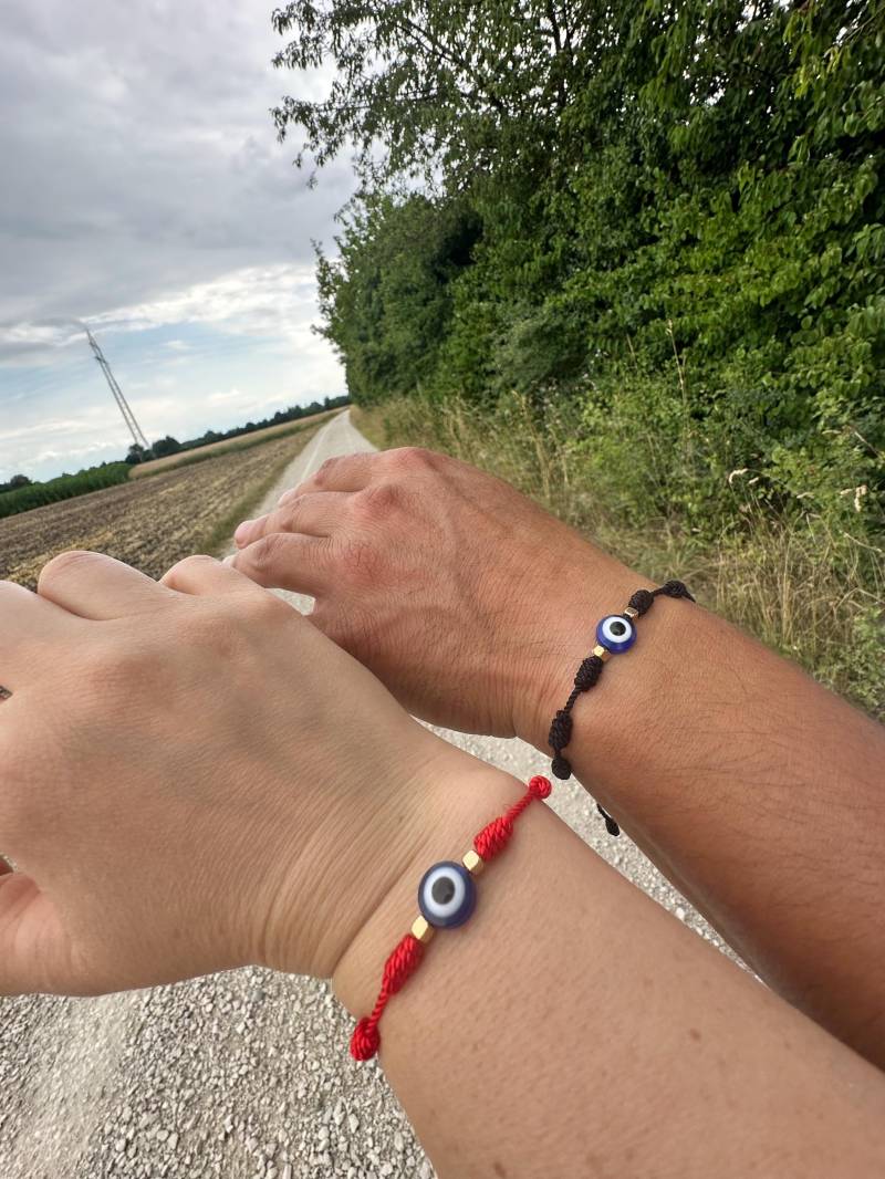 Handgemachtes Verstellbares Armband Mit Nazar Boncuk - Glücksbringer Schutz Handgemachtes Verstellbares Armband Mit Nazar Boncuk - Glücksbringer Schutz von MylaurelAccessories