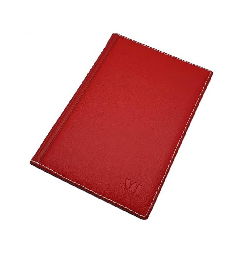 Große Elegante Ausweismappe/Ausweistasche Ausweisetui Ausweismäppchen Dokumentenmappe Kreditkartenetui Mit 12 Fächern in Rot von Myledershop