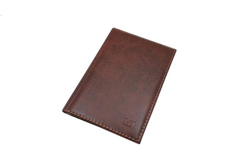 Große Elegante Ausweismappe/Ausweistasche Ausweisetui Ausweismäppchen Dokumentenmappe Kreditkartenetui Mit 14 Fächern in Braun von Myledershop