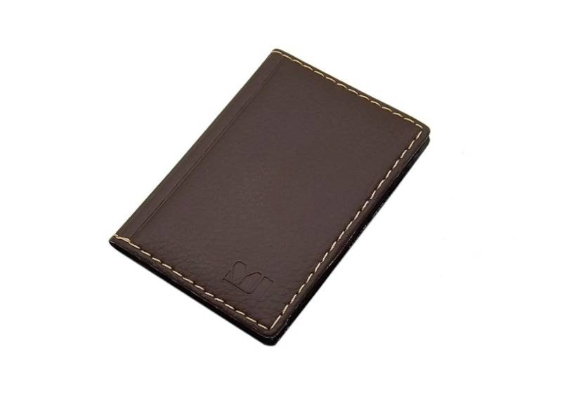 Kreditkartenetui/Kartenetui Visitenkartenetui Scheckkartenetui Kartenmäppchen Mit 12 Fächern | Design 2 Braun von Myledershop