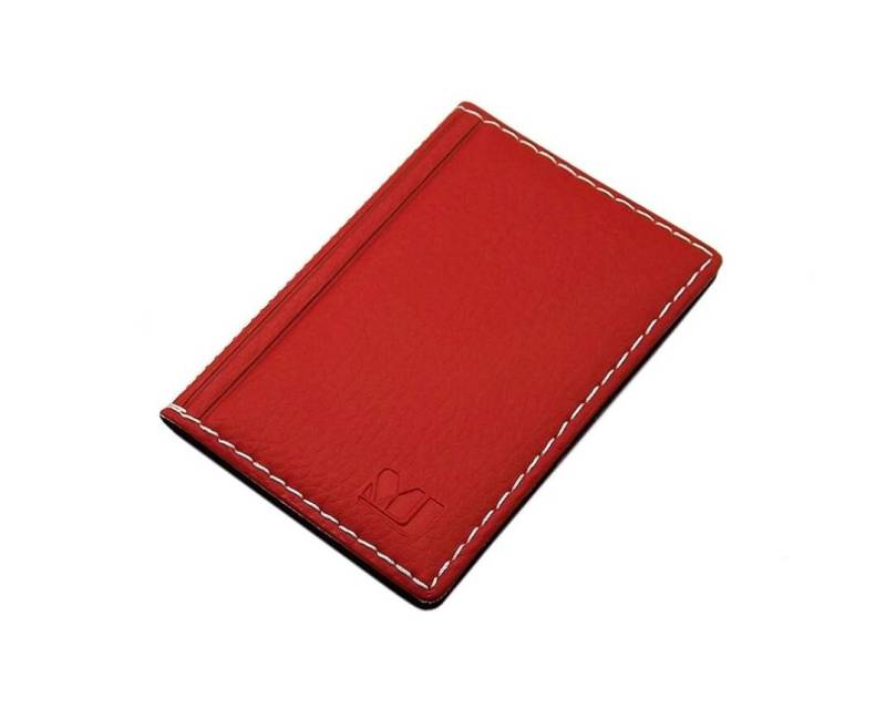 Kreditkartenetui/Kartenetui Visitenkartenetui Scheckkartenetui Kartenmäppchen Mit 12 Fächern | Design 2 Rot von Myledershop