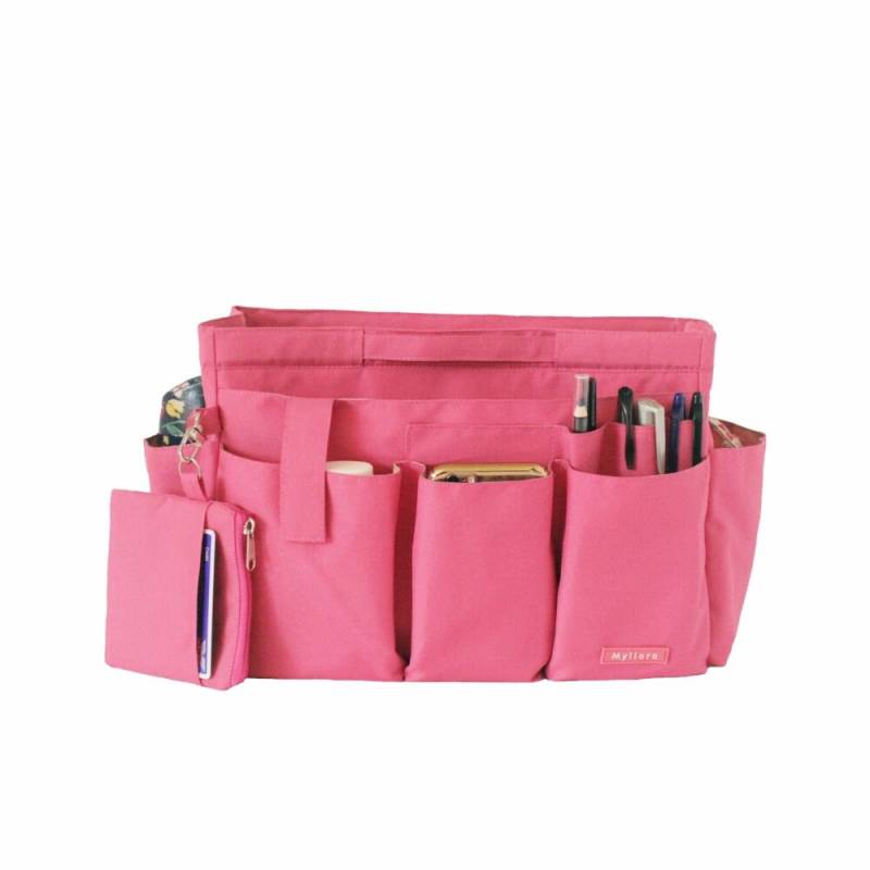 Taschen-Organizer Für Handtasche Bag Organiser With Zipper + Small Pouch - For Neverfull Inside Out Mm Gm, Premium Quality, 15 Compartments von MylioraCo