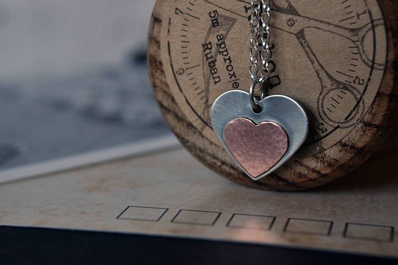 Zwei Herzen Halskette - Herz Für Freundin Mutter Tochter Geschenk Unendlichkeit Liebe Die Lieben von MyliuDesign