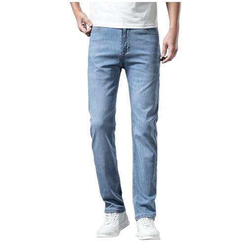 Mymyguoe Leichte Sommerjeans Herren Jeanshose Dünner Leichter Sommerhose Denim Hose Herren Stretch Arbeitshose Straight Dehnbar Freizeithose Streetwear Baggy Fit Jeans Jeanshosen Herrenjeans Mymyguoe Leichte Sommerjeans Herren Jeanshose Dünner Leichter Sommerhose Denim Hose Herren Stretch Arbeitshose Straight Dehnbar Freizeithose Streetwear Baggy Fit Jeans Jeanshosen Herrenjeans von Mymyguoe