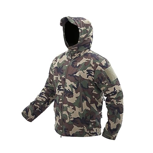 Mymyguoe Regenjacke Herren Fahrrad Winddichte Camouflage Funktionsjacke Atmungsaktiv Wasserdicht Windbreaker Regenparka Wandern Dünne Herrenjacke Winddichte Jacke Sportlich Reissverschluss Mantel von Mymyguoe