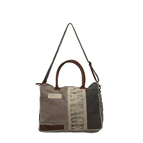 Myra Bag S-0711 Messengertasche aus Segeltuch, Vintage-Stil von Myra Bag