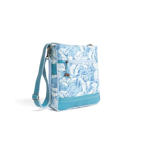 Myra Bag Umhängetasche für Damen – Western Upcycling-Leder Crossbody Bag, Blau von Myra Bag