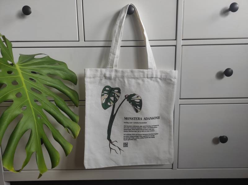 Canvas Totebag - Monstera Adansonii Canvas Totebag - Monstera Adansonii von MyrithArt