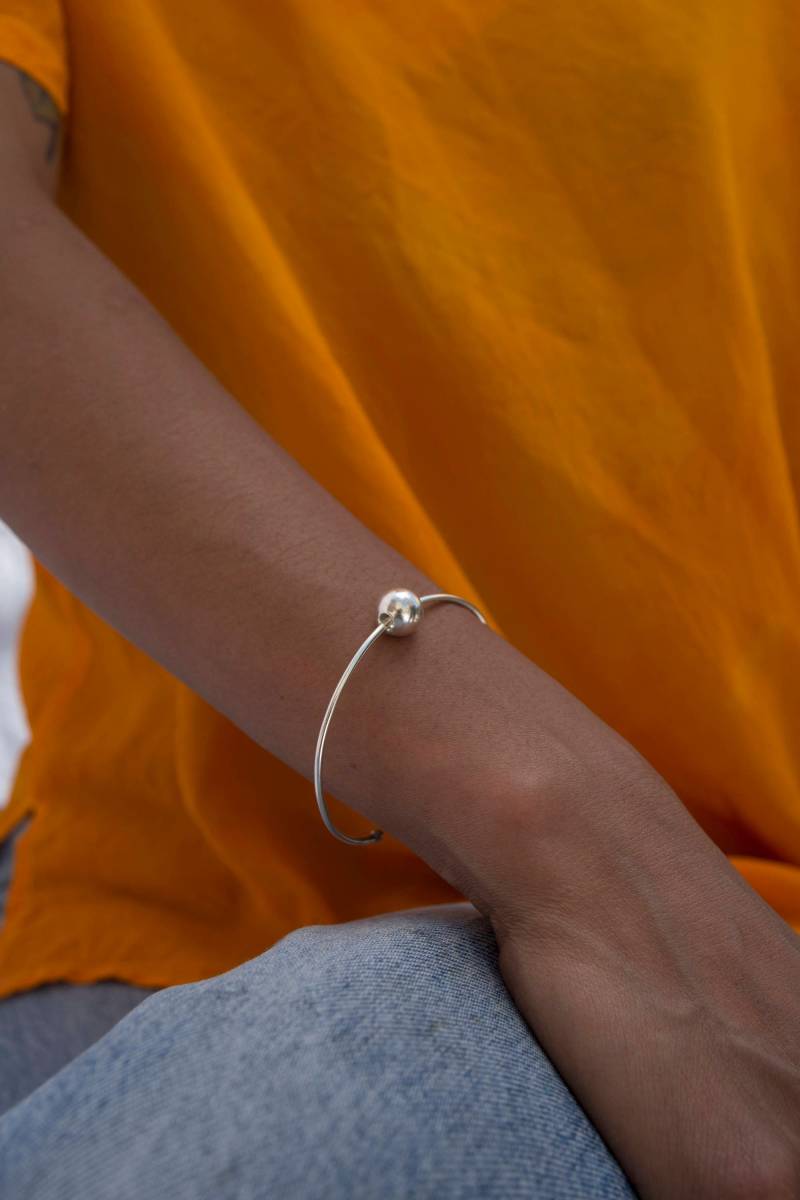 Parallel Messing Manschette - Minimalistisch-Manschette von MyrrhJewelry