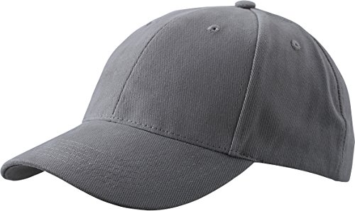 6 Panel Cap mit stirnanliegenden Frontpanels - Farbe: Dark Grey - Größe: One Size 6 Panel Cap mit stirnanliegenden Frontpanels - Farbe: Dark Grey - Größe: One Size von Myrtle Beach