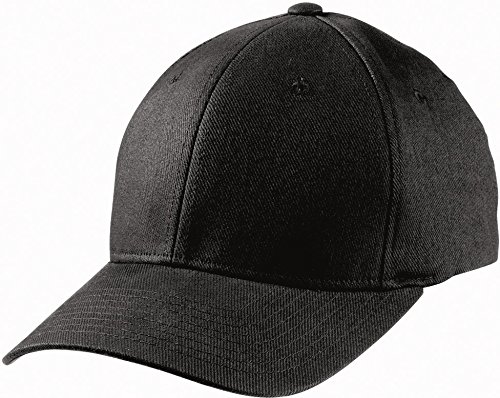 FLEXFIT Basecap "Fullcap" in 2 Größen + 8 Farben Schwarz,L/XL (Large/Extras-Large), 57/58 cm Kopfumfang Schwarz,L-XL von Myrtle Beach