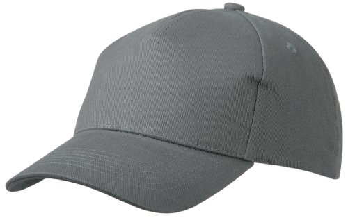 Myrtle Beach 5 Panel Cap Heavy Cotton, Farbe:dark grey von myrtle beach