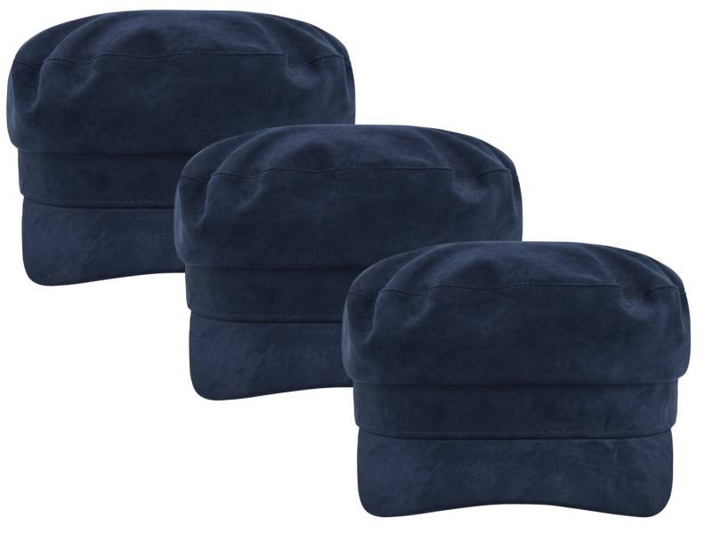 Myrtle Beach Baseball Cap Captain’s Cap Retro Mütze mit kurzem Schild im 3er-Pack MB6231 (Spar-Set, 3er-Pack) Angenehmer Tragekomfort durch Baumwollschweißband von Myrtle Beach