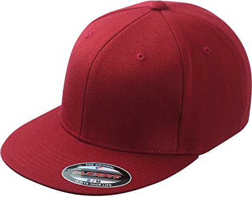 Myrtle Beach - Flexfit Flatpeak Cap Large / X-Large,Wine von Myrtle Beach