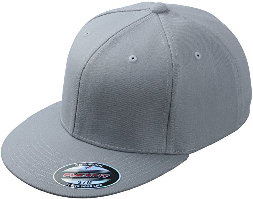 Myrtle Beach - Flexfit Flatpeak Cap Small / Medium,Light Grey von Myrtle Beach