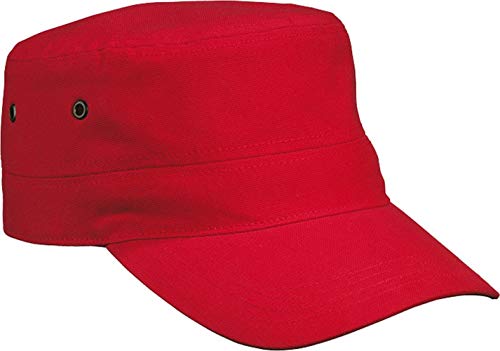 Myrtle Beach - Military Cap one size,Red von Myrtle Beach